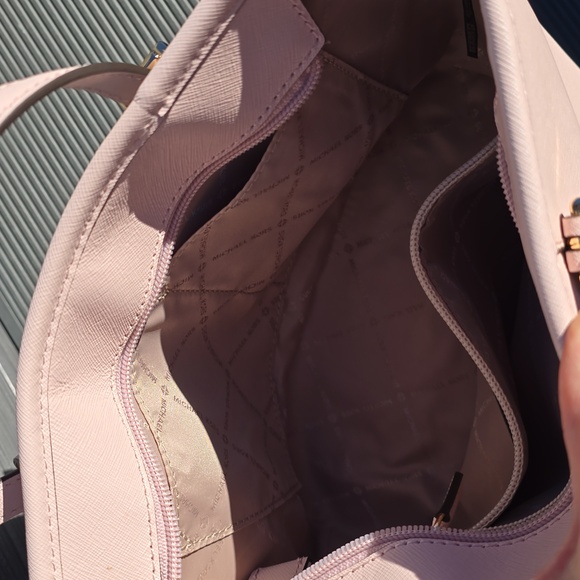 MICHAEL KORS XSMALL TOP ZIP TOTE POWDER BLUSH COLOR - Picture 6 of 7